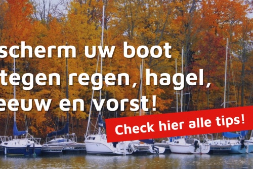 Winterklaar-tips: bescherm uw boot tegen regen, hagel, sneeuw en vorst!