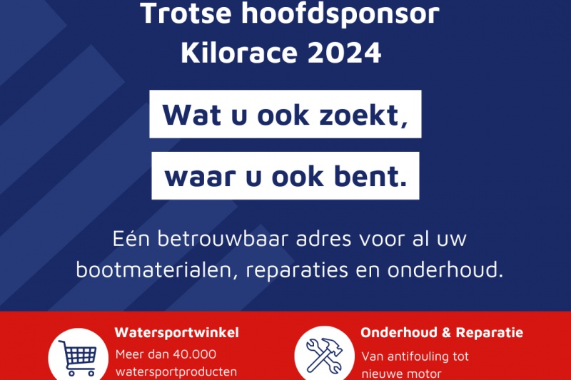 Trotse hoofdsponsor Kilorace